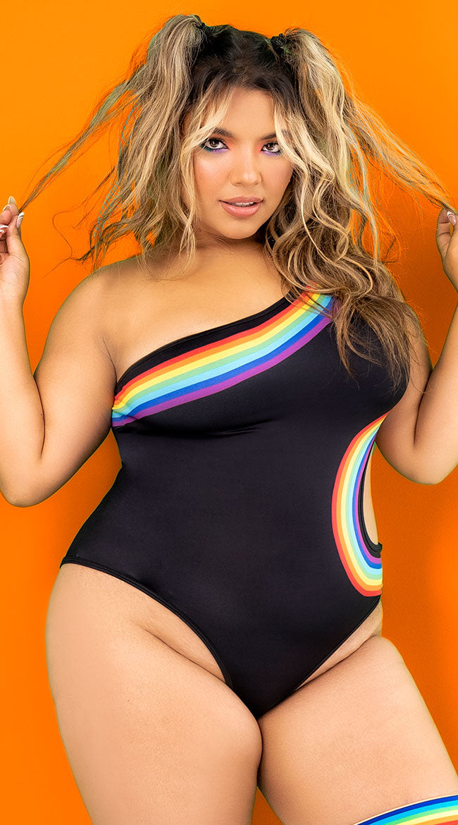  Plus Size All For Love Dance Bodysuit