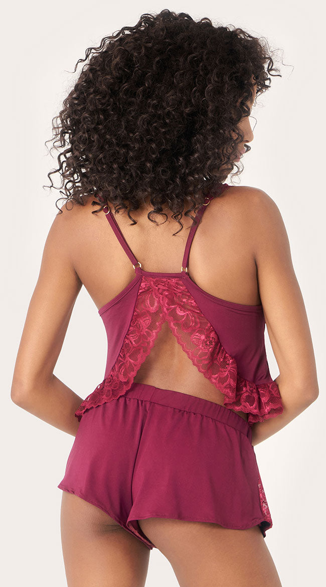  Flutter Back Girl Pajama Set